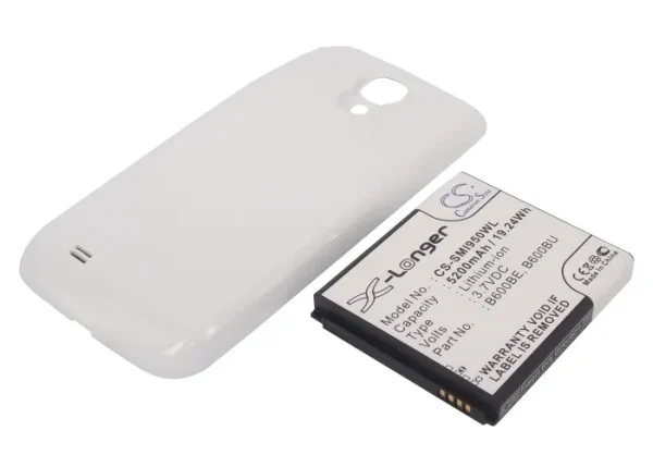 Samsung Galaxy S4, Galaxy S4 LTE, GT-I9500, GT-i9502, GT-i9505 Series Replacement Battery 5200mAh/19.24Wh - Image 2