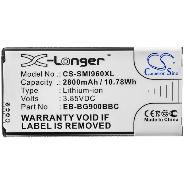 Samsung Galaxy Round, Galaxy Round LTE, Galaxy S5, Galaxy S5 Active, Galaxy S5 Active LTE-A Series Replacement Battery 2800mAh / 10.78Wh