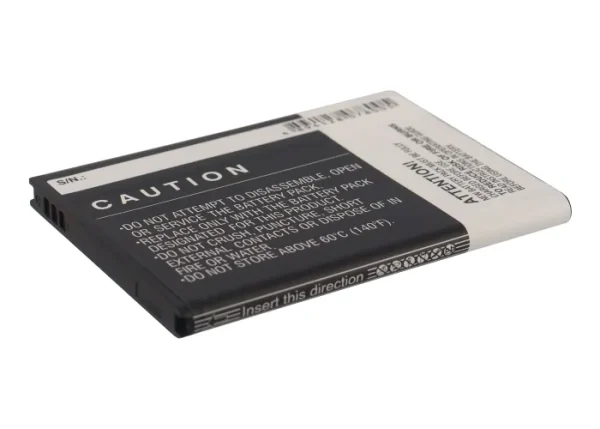 Samsung Galaxy Prevail 2, Galaxy Prevail II, Galaxy Ring, SPH-M840, Series Replacement Battery 1900mAh/7.03Wh - Image 4