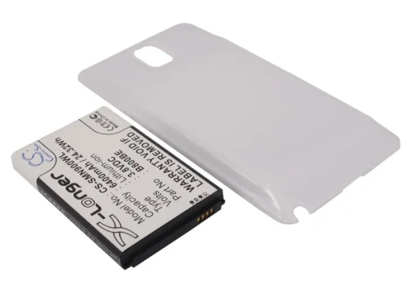 Samsung Galaxy Note 3, Galaxy Note III, SC-01F, SGH-N075, SM-N900 Series Replacement Battery 6400mAh / 24.32Wh - Image 4