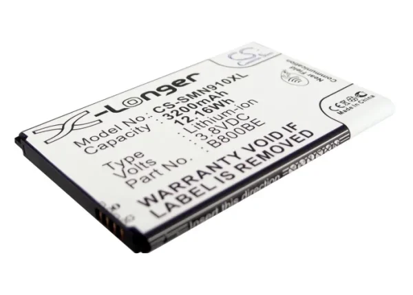 Samsung Galaxy Note 3, Galaxy Note 3 LTE, Galaxy Note III, SC-01F, SCL22 Series Replacement Battery 3200mAh / 12.16Wh - Image 3