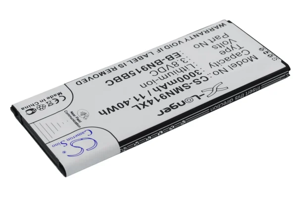 Samsung Galaxy Note Edge, Note Edge 4G, SM-N915, SM-N9150, SM-N915A Series Replacement Battery 3000mAh / 11.40Wh - Image 3