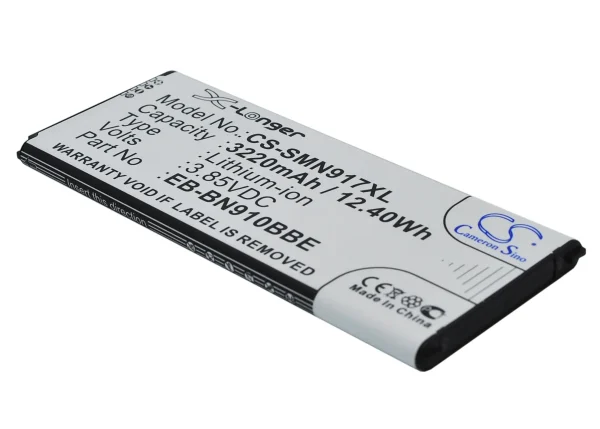 Samsung Galaxy Note 4, SM-N910A, SM-N910C, SM-N910FD, SM-N910FQ Series Replacement Battery 3220mAh / 12.40Wh - Image 5