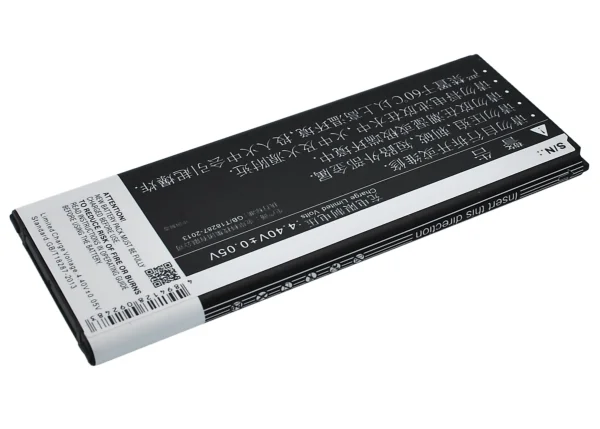 Samsung Galaxy Note 4 ( China Mobile ), SM-N9100, SM-N9106, SM-N9106W, SM-N9108 Series Replacement Battery 3000mAh / 11.55Wh - Image 2