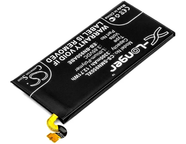 Samsung Galaxy Note 8, Galaxy Note 8 Duos, Galaxy Note 8 Duos TD-LTE, Galaxy Note 8 TD-LTE Series Replacement Battery 3300mAh / 12.71Wh - Image 2