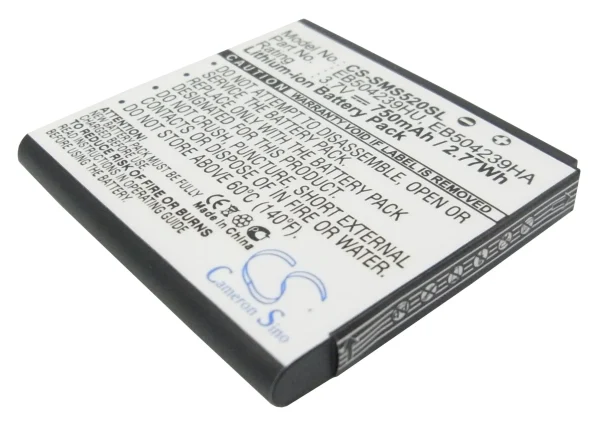 Samsung GT-S5200, GT-S5200C, S5200, SGH-A187, Series Replacement Battery 750mAh - Image 3