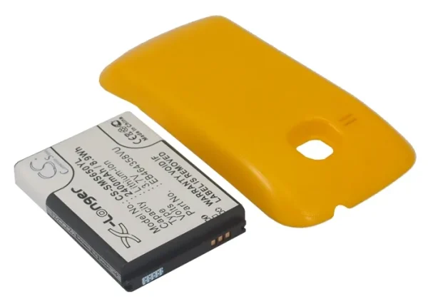 Samsung Galaxy Mini 2, GT-S6500, GT-S6500D, GT-S6500L, GT-S6500T Series Replacement Battery 2400mAh/8.9Wh - Image 3