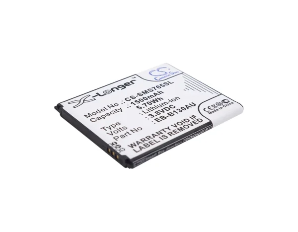 Samsung GreatCall Touch 3, Jitterbug Touch 3, SM-310, SM-310R5, SM-G310R5 Series Replacement Battery 1500mAh / 5.70Wh - Image 3