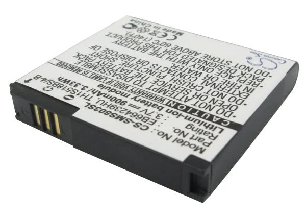 Samsung GT-S7550, GT-S8000, GT-S8000 Jet, GT-S8000 Jet Cubic, GT-S8000H Series Replacement Battery 900mAh / 3.33Wh - Image 2