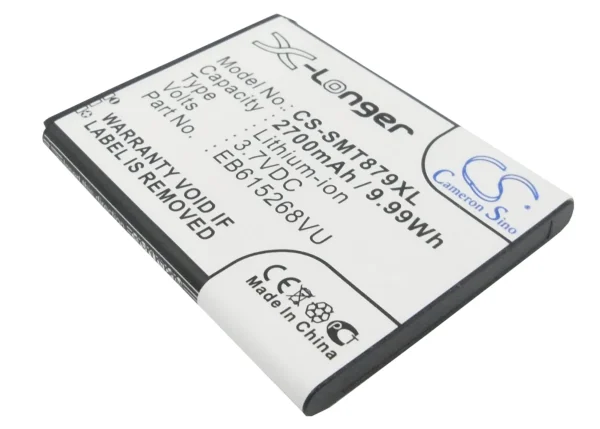 Samsung Galaxy Note, Galaxy Note 4G, Galaxy Note LTE, GT-I9220, GT-I9228 Series Replacement Battery 2700mAh/9.99Wh - Image 4