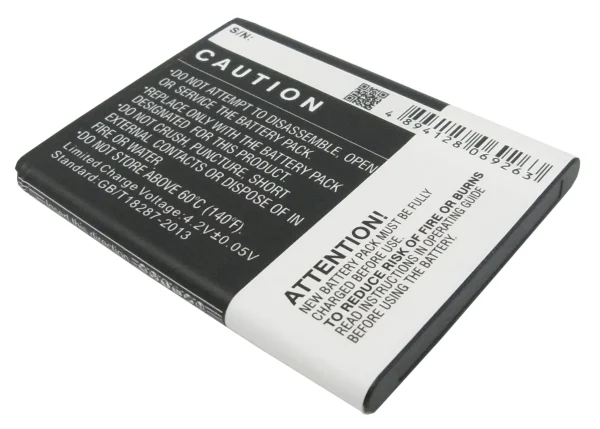 Samsung Galaxy Note, Galaxy Note 4G, Galaxy Note LTE, GT-I9220, GT-I9228 Series Replacement Battery 2700mAh/9.99Wh - Image 2