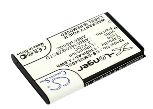 Samsung Convoy, Convoy 2, Convoy 3, Convoy U640, Convoy2 U660 Series Replacement Battery 1300mAh/4.81Wh - Image 3