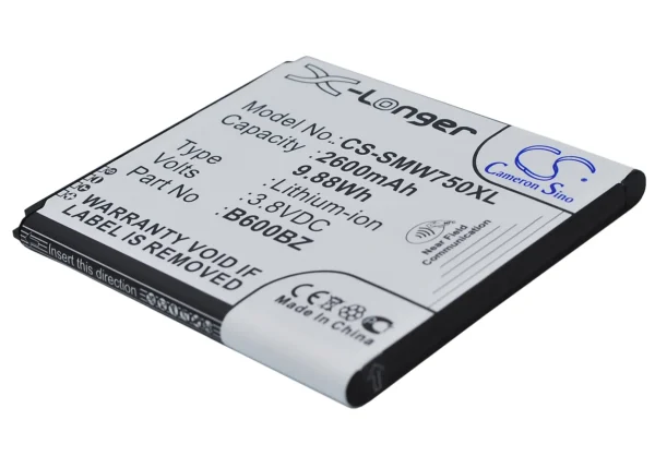 Samsung Ativ SE, ATIV SE Neo, Huron, SM-W750V, Series Replacement Battery 2600mAh / 9.88Wh - Image 5