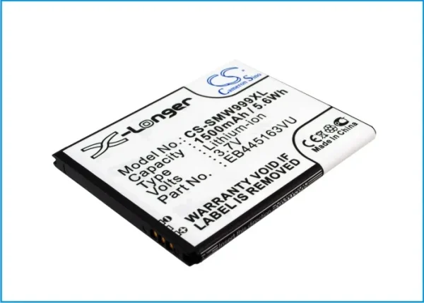 Samsung GT-S7530, GT-S7530E, GT-S7530L, Omnia M, SCH-W999 Series Replacement Battery 1500mAh / 5.6Wh - Image 2