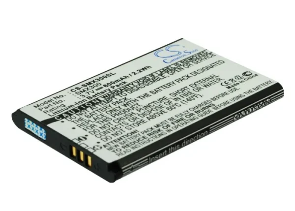 Samsung X300 Series Replacement Battery 600mAh - Image 5