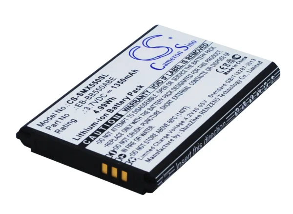 Samsung SM-B550, SM-B550H, Xcover 550 Series Replacement Battery 1200mAh / 4.44Wh - Image 4