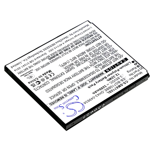 Samsung Galaxy Xcover Pro, SM-G715, SM-G715FN/DS, SM-G715U, Series Replacement Battery 3200mAh / 12.32Wh - Image 2