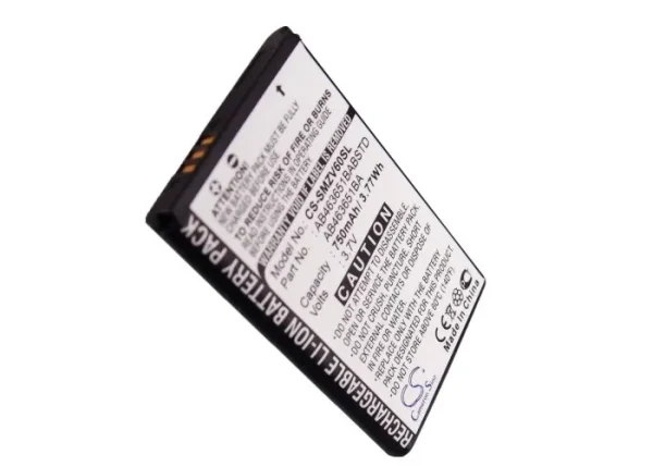 Samsung Katalyst T739, SGH-A637, SGH-A697, SGH-C3060, SGH-J800 Series Replacement Battery 750mAh - Image 2