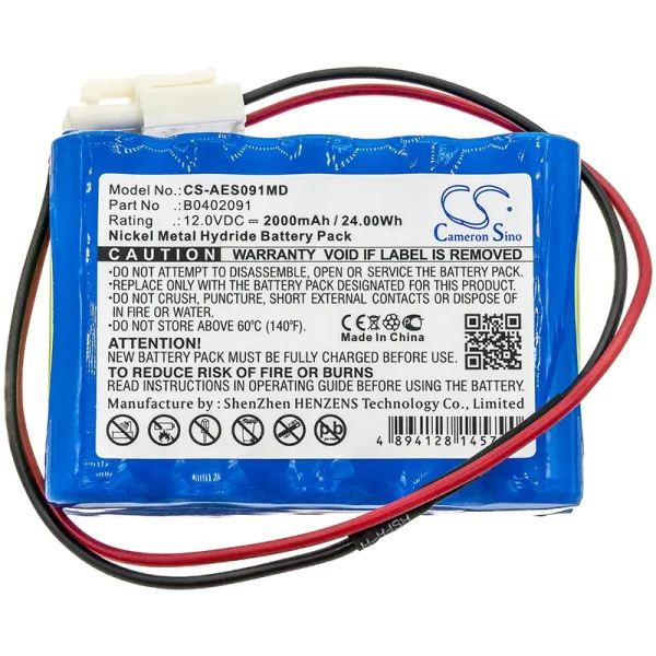 Aeonmed Solo, Solo Ventilator Series Replacement Battery 2000mAh / 24.00Wh