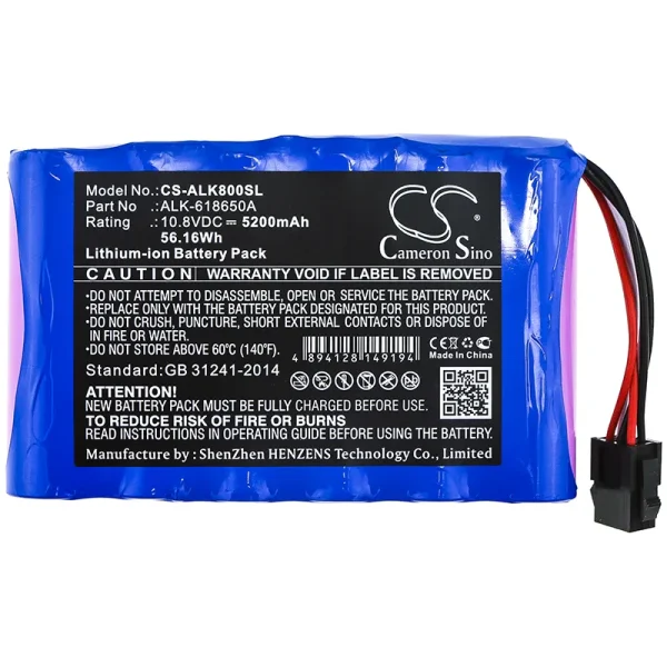 Eloik ALK-80, ALK-88, ALK-88A, HH-88 Series Replacement Battery 5200mAh / 56.16Wh