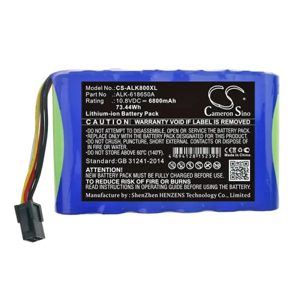 Eloik ALK-80, ALK-88, ALK-88A, HH-88 Series Replacement Battery 6800mAh / 73.44Wh