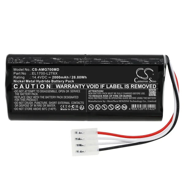 Amico EL1700-L2T6X, GoLift 700 Series Replacement Battery 2000mAh / 28.80Wh