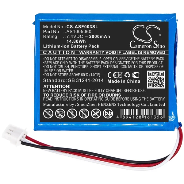 ALPSAT Satfinder Spare Part SF03-BT Series Replacement Battery 2000mAh / 14.80Wh