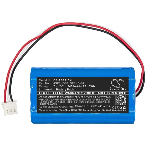 ALPSAT Satfinder Spare Part 3HD Series Replacement Battery 3400mAh / 25.16Wh