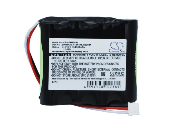 Anritsu 909814B, 909814C, 909815B, 909815C, MS2024B Series Replacement Battery 2500mAh / 12.00Wh