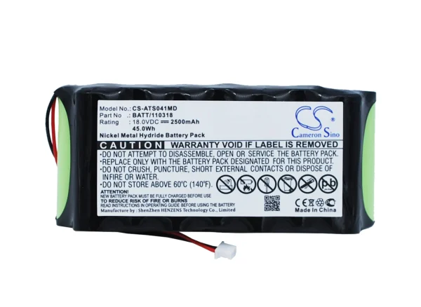 Atmos Pump Wound S041 Series Replacement Battery 2500mAh / 45.0Wh