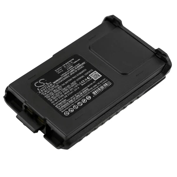 Baofeng BF-F8 PLUS, BF-F8+, BF-F8HP, BF-F9, BF-F9 V2 + HP Series Replacement Battery 1200mAh / 8.88Wh - Image 2