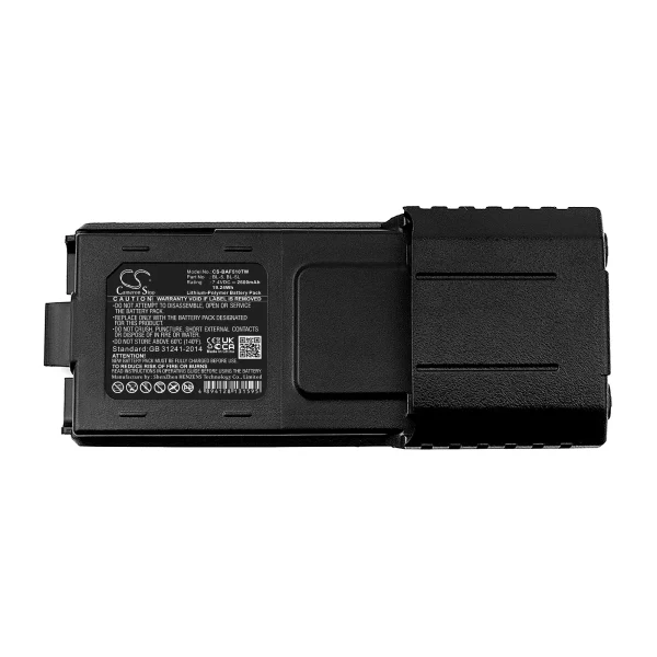 Baofeng BF-F8 PLUS, BF-F8+, BF-F8HP, BF-F9, BF-F9 V2 + HP Series Replacement Battery 2600mAh / 19.24Wh