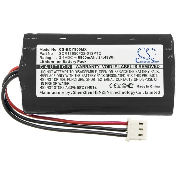 Bionet Oximete OXY9 Wave Series Replacement Battery 6800mAh / 24.48Wh