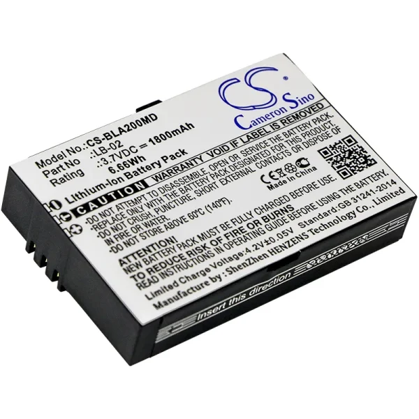 Bolate A2, A3, A4, A5 Series Replacement Battery 1800mAh / 6.66Wh - Image 3