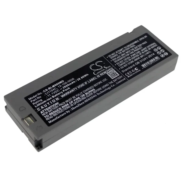 Biolight Argus LMS-10, M66, M69, M8000 Series Replacement Battery 2600mAh / 28.86Wh - Image 2