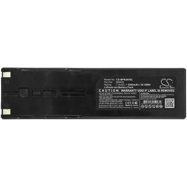 BK Precision 2650A, 2652A, 2658A Series Replacement Battery 5200mAh / 38.48Wh