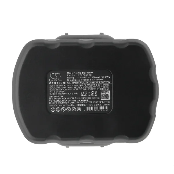 Bosch 13614, 13614-2G, 14.4VE-2B,15614 Series Replacement Battery 3000mAh / 43.20Wh