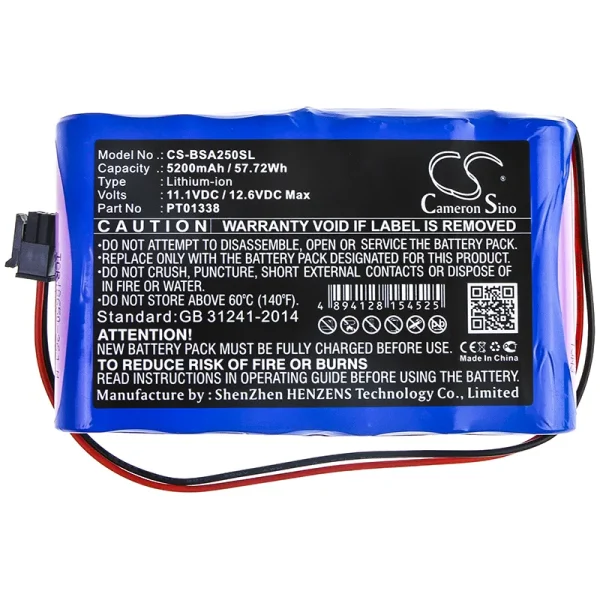 Bird SA2500, SA-2500, SA6000EX, SA-6000EX Series Replacement Battery 5200mAh / 57.72Wh