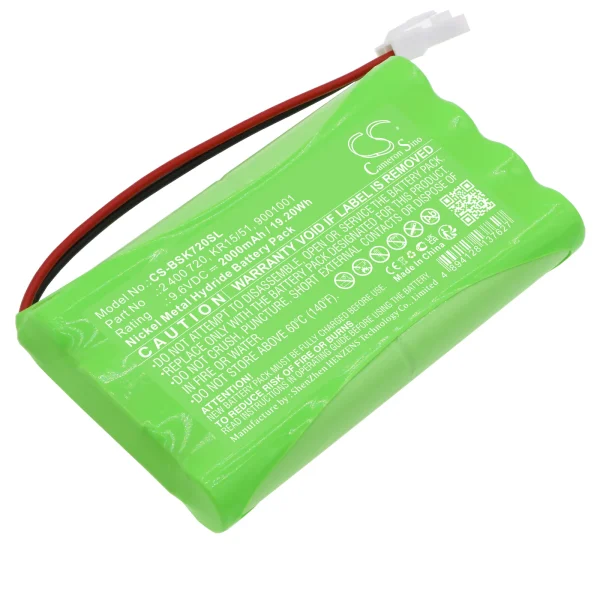 BOSCH Axovia, Axovia 220 B, Axovia Multi Pro, Dexxo, Dexxo Pro Series Replacement Battery 2000mAh / 19.20Wh - Image 3