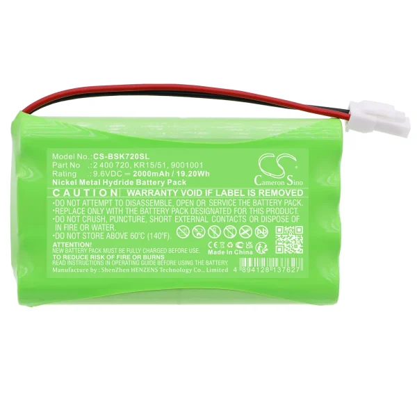 BOSCH Axovia, Axovia 220 B, Axovia Multi Pro, Dexxo, Dexxo Pro Series Replacement Battery 2000mAh / 19.20Wh