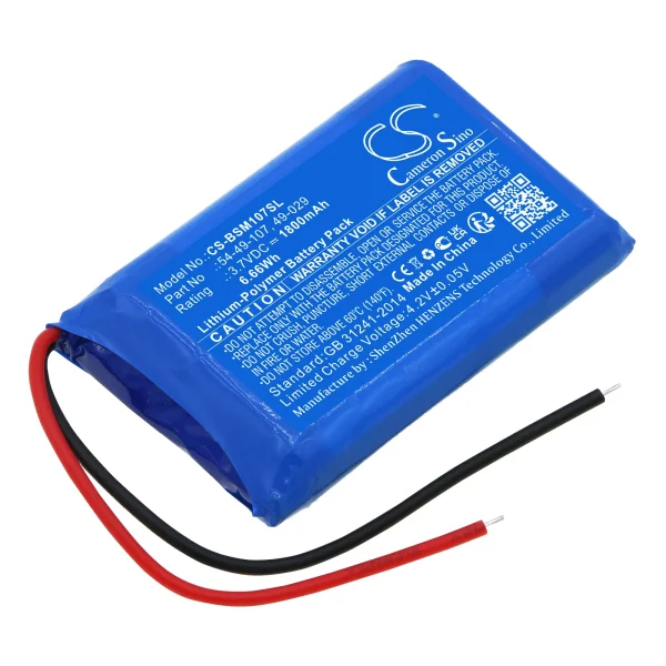 Biosystems MultiPro Multigas Monitor Series Replacement Battery 1800mAh / 6.66Wh - Image 2