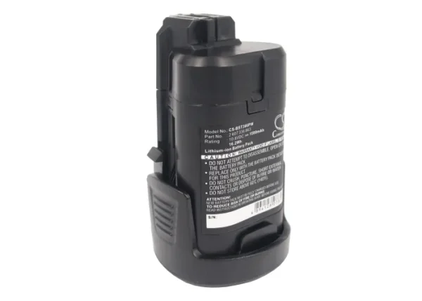 Bosch Bosch GWB 10.8-LI, Bosch GWI 10.8 V-Li, CLPK30-120, CLPK31-120 Series Replacement Battery 1500mAh / 16.20Wh