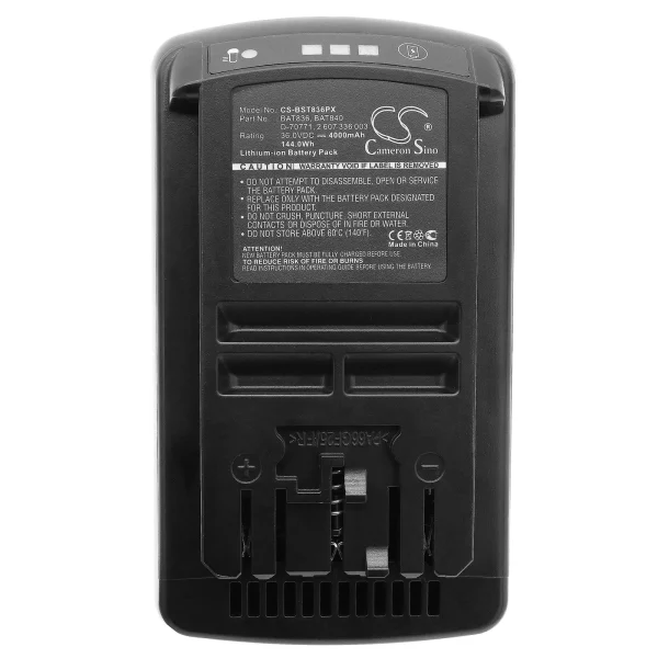 Bosch 11536C, 11536C-1, 11536C-2, 11536VSR Series Replacement Battery 4000mAh / 144.00Wh