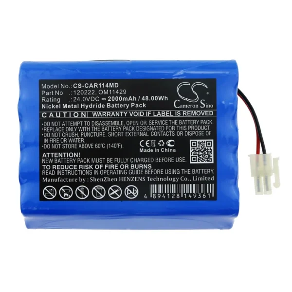 Cardioline 3 Digital ECG, Delta 1 Plus, Delta 3 Plus, ECG Delta 1 Series Replacement Battery 2000mAh / 48.00Wh