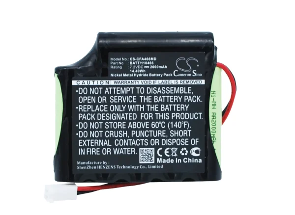 Cefar muscle stimulator Myo, Myo 4 Max, MYO REH AB4, Rehab 4 Series Replacement Battery 2000mAh / 14.40Wh