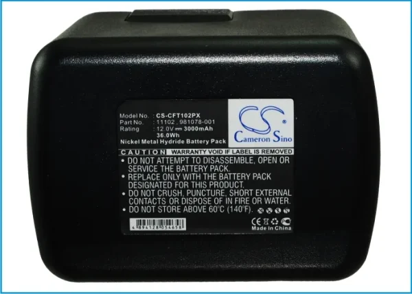 Craftsman 315.22411,315.22411, 9-27137, 9-27139 Series Replacement Battery 3000mAh