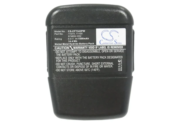 Craftsman 11343315.22189 Series Replacement Battery 1500mAh