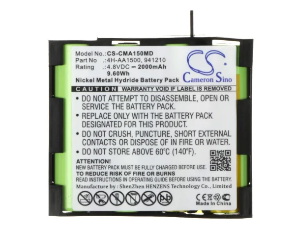 Compex Edge US, Enegry, Enegry Mi-Ready, Energy Series Replacement Battery 2000mAh / 9.60Wh