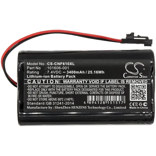 ComSonics 101610-DF, QAM Sniffer Series Replacement Battery 3400mAh / 25.16Wh