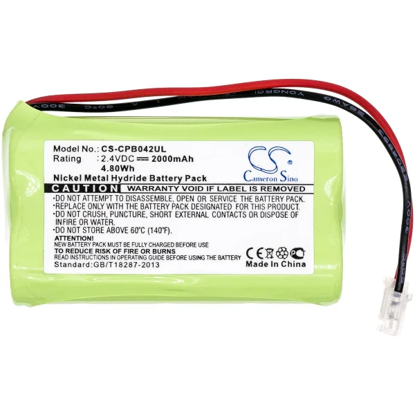 Universel AA x 2 Series Replacement Battery 2000mAh / 4.80Wh